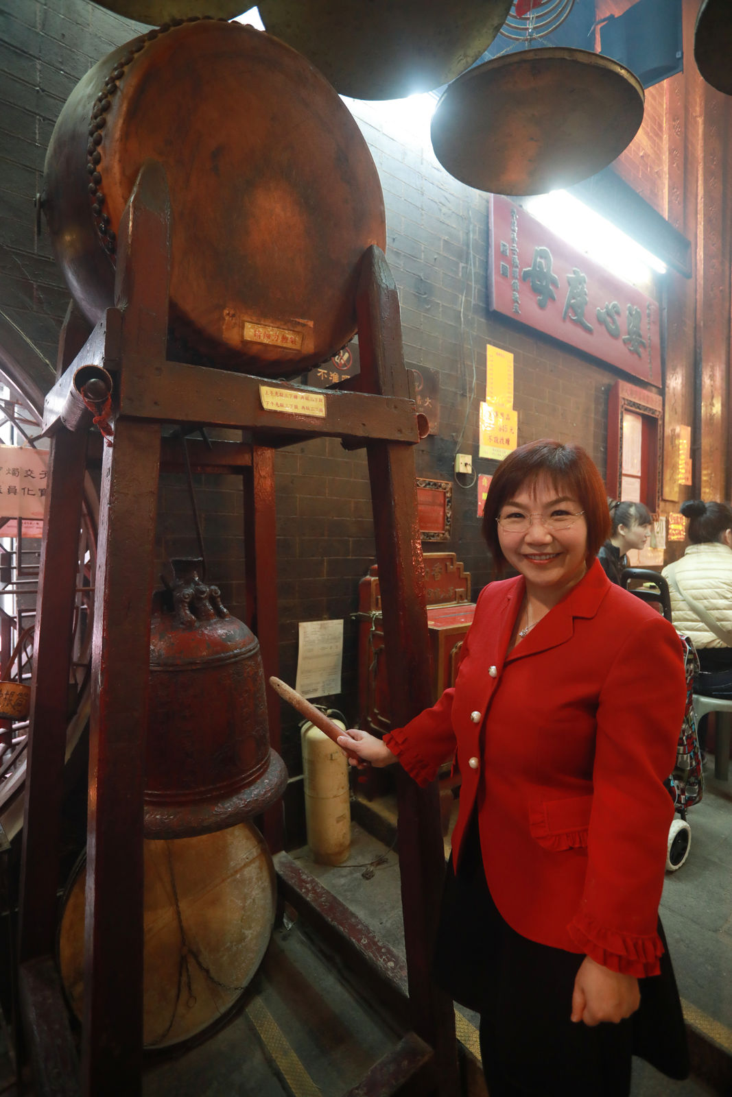 The loan repayment process completes with the tickets burnt and a loud bang on the big drum.(Hong Kong Tourism Board) The loan repayment process completes with the tickets burnt and a loud bang on the big drum.(Hong Kong Tourism Board)