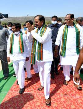 Telangana CM KCR. Telangana CM KCR.