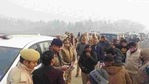 UP police men at the encounter site at Kasganj.(HT Photo) UP police men at the encounter site at Kasganj.(HT Photo)