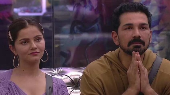 Abhinav Shukla and Rubina Dilaik on Bigg Boss 14.