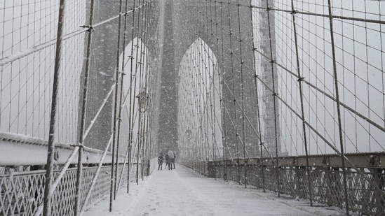 Temperatures, meanwhile, are forecast to be 30 to 40 degrees Fahrenheit (17 to 22 Celsius) below normal through the central US as frigid air spills down from the Arctic. (Kathy Willens / AP) Temperatures, meanwhile, are forecast to be 30 to 40 degrees Fahrenheit (17 to 22 Celsius) below normal through the central US as frigid air spills down from the Arctic. (Kathy Willens / AP)