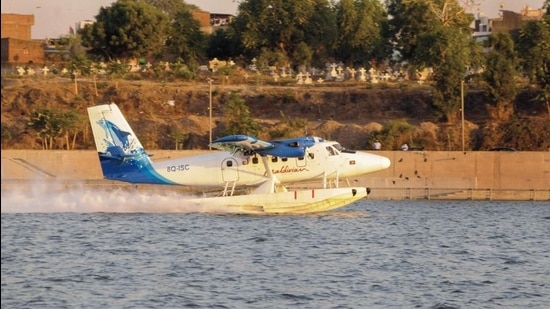 India’s first seaplane. (PTI)