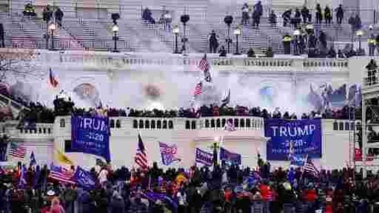 Violent rioters, loyal to President Donald Trump, storm the Capitol in Washington. (File Photo / AP) Violent rioters, loyal to President Donald Trump, storm the Capitol in Washington. (File Photo / AP)
