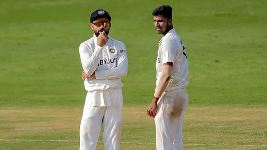 Indian skipper Virat Kohli during Day 1 of the first cricket test match between India and England, at MA Chidambaram Stadium in Chennai,(PTI) Indian skipper Virat Kohli during Day 1 of the first cricket test match between India and England, at MA Chidambaram Stadium in Chennai,(PTI)