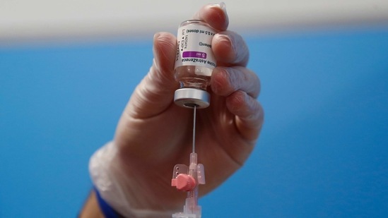 A health worker prepares a dose of the AstraZeneca vaccine to be administered at a vaccination center. (Representative image) (AP)