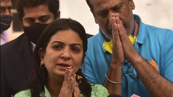 Nidhi on Thursday opposed the bail application of Diya Padalkar, one of the accused in the case and a daughter of Kukreja’s neighbour. (Anshuman Poyrekar/HT PHOTO) Nidhi on Thursday opposed the bail application of Diya Padalkar, one of the accused in the case and a daughter of Kukreja’s neighbour. (Anshuman Poyrekar/HT PHOTO)