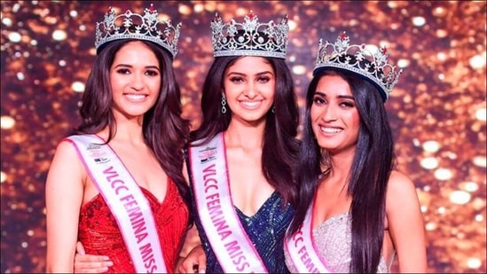 Telangana engineer, Manasa Varanasi, wins VLCC Femina Miss India World 2020(Twitter/Rahul_thakur8)