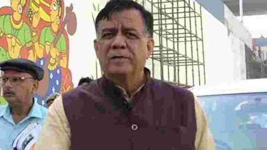 Satish Mahana claimed that industrial development authorities allotted more than 1,000 plots, attracting nearly  ₹9,700 crore investments during 2020-21 financial year so far. (HT Photo)