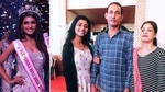 Miss India Runner-up Manya Singh with family(Instagram/manyasingh993 and missindiaorg) Miss India Runner-up Manya Singh with family(Instagram/manyasingh993 and missindiaorg)