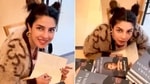Priyanka Chopra in cardigan worth <span class='webrupee'>₹</span>1.9 lakh(Instagram/priyankachopra) Priyanka Chopra in cardigan worth <span class='webrupee'>₹</span>1.9 lakh(Instagram/priyankachopra)