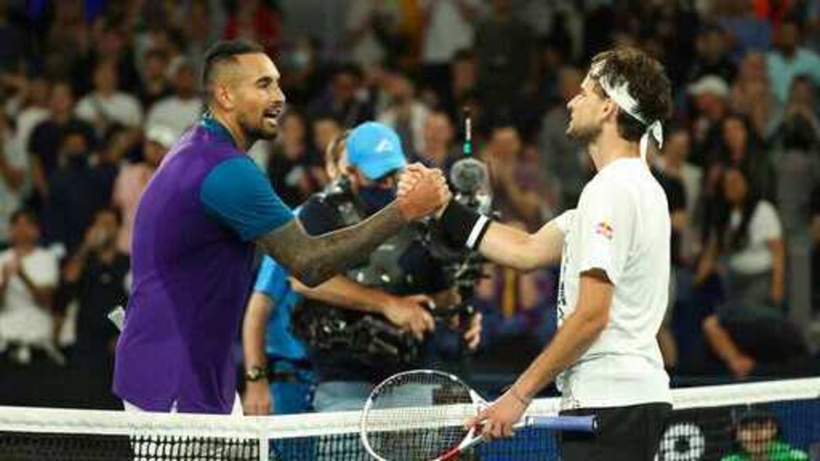 Australian Open: Nick Kyrgios left to lament crucial point penalty in  fourth set of loss to Dominic Thiem