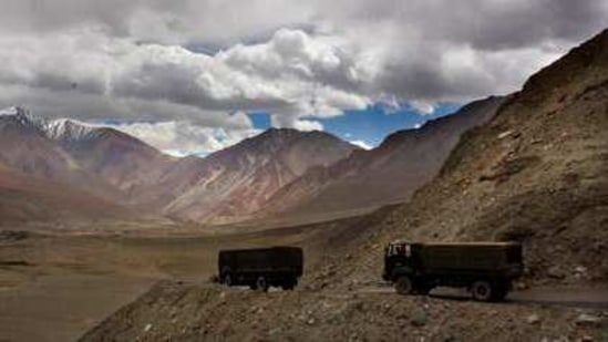 Disengagement in the Pangong Tso area along the Line of Actual Control (LAC) began on Wednesday.(AP)