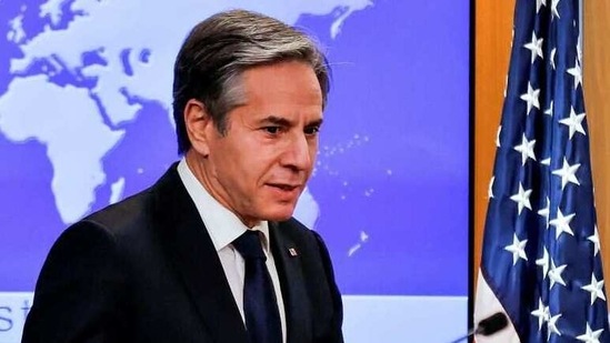 US Secretary of State Antony Blinken on Friday announced that he will revoke, effective Feb. 16, designations of Yemen's Houthi movement as a foreign terrorist organisation. REUTERS/Carlos Barria/Pool/File Photo(REUTERS)