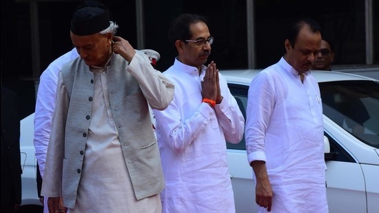 Maharashtra CM Uddhav Thackeray and Governor Bhagat Singh Koshyari. (Vijayanand Gupta/HT Photo) Maharashtra CM Uddhav Thackeray and Governor Bhagat Singh Koshyari. (Vijayanand Gupta/HT Photo)