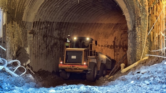 Rescue efforts continued in the Tapovan tunnel for the sixth consecutive day on Friday.(PTI)