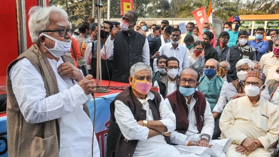 Left Front leaders said that the bandh was called after discussing with the Left Front constituents and the Congress party. (PTI PHOTO).