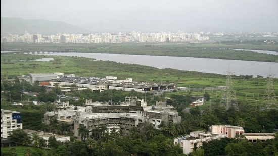 For years, builders have purchased land in Navi Mumbai at exorbitant prices, resulting in a speculative realty market. (Hindustan Times)