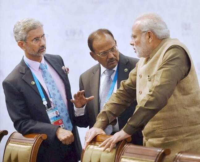 Under PM Modi’s overall guidance, EAM Jaishankar churned the diplomatic channels with China while NSA Doval manoeuvred the Indian forces against PLA on ground. (PTI) Under PM Modi’s overall guidance, EAM Jaishankar churned the diplomatic channels with China while NSA Doval manoeuvred the Indian forces against PLA on ground. (PTI)