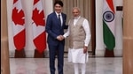 Canada’s Justin Trudeau (L) shakes hands with Prime Minister Narendra Modi ahead of their meeting at Hyderabad House in New Delhi on February 23, 2018. (Reuters file) Canada’s Justin Trudeau (L) shakes hands with Prime Minister Narendra Modi ahead of their meeting at Hyderabad House in New Delhi on February 23, 2018. (Reuters file)