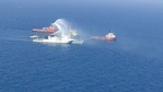 ICG operation centre received information about the fire, following which offshore patrol vessel Samarth was diverted to provide help. Meanwhile, a Dornier aircraft was launched for assessment of the situation. ICG operation centre received information about the fire, following which offshore patrol vessel Samarth was diverted to provide help. Meanwhile, a Dornier aircraft was launched for assessment of the situation.