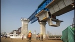 The 3+3 lane project starts from Sewri in Mumbai and lands at Nhava Sheva in Navi Mumbai with interchanges at Sewri, Shivaji Nagar and Chirle. (Satish Bate/HT Photo) The 3+3 lane project starts from Sewri in Mumbai and lands at Nhava Sheva in Navi Mumbai with interchanges at Sewri, Shivaji Nagar and Chirle. (Satish Bate/HT Photo)