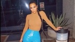 Kim Kardashian West in a pair of latex pants (Photo: Instagram/KimKardashianWest) Kim Kardashian West in a pair of latex pants (Photo: Instagram/KimKardashianWest)