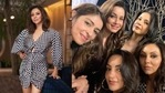 Gauri Khan with Bhavana Pandey, Neelam Kothari, Seema Khan and Maheep Kapoor at an event. Gauri Khan with Bhavana Pandey, Neelam Kothari, Seema Khan and Maheep Kapoor at an event.