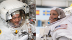 Lindgren and Hines along with international crew members will join an expedition crew aboard the space station for a long stay.(Nasa) Lindgren and Hines along with international crew members will join an expedition crew aboard the space station for a long stay.(Nasa)