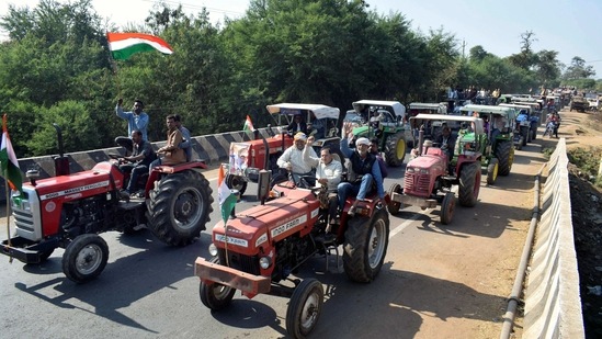 Friday’s bail for the elderly duo also meant that the number of people who had received bail after being arrested for their alleged involvement in the Republic Day violence so far jumped to six.(PTI)