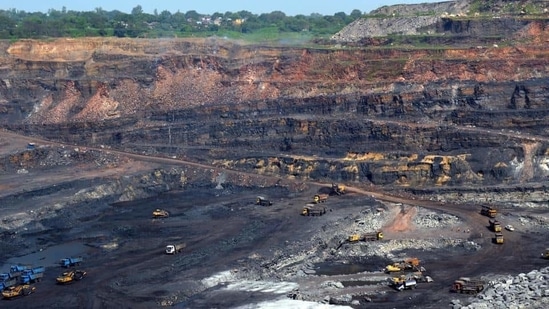 A view of an open cast coal mine. (Representational image/HT PHOTO)