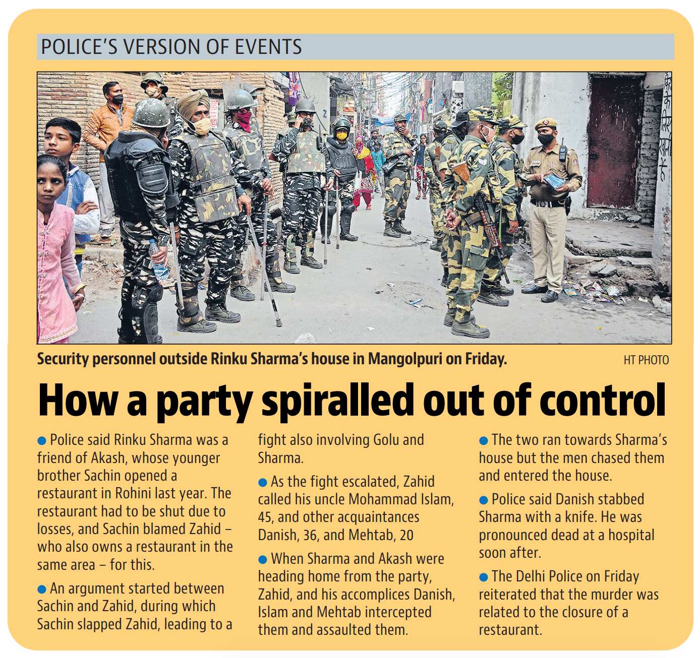 Reacting to the family’s statement, Delhi Police spokesperson Chinmoy Biswal said investigators were looking into all possible angles. Reacting to the family’s statement, Delhi Police spokesperson Chinmoy Biswal said investigators were looking into all possible angles.