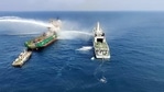 Indian Coast Guard (ICG) ships and aircraft deployed for fire fighting operation onboard Offshore Supply Vessel Greatship Rohini, 92 nautical miles from Mumbai. One crew member who received injuries was evacuated and shifted to hospital for treatment. (ANI Photo) Indian Coast Guard (ICG) ships and aircraft deployed for fire fighting operation onboard Offshore Supply Vessel Greatship Rohini, 92 nautical miles from Mumbai. One crew member who received injuries was evacuated and shifted to hospital for treatment. (ANI Photo)