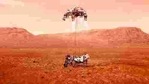 This illustration provided by NASA shows the Perseverance rover landing on Mars.(AP) This illustration provided by NASA shows the Perseverance rover landing on Mars.(AP)