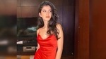 Shanaya Kapoor in red dress(Instagram/ shanayakapoor02) Shanaya Kapoor in red dress(Instagram/ shanayakapoor02)