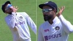 Indian captain Virat Kohli encourages crowd at Chepauk into loud cheering(HT Collage)