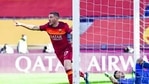 Roma's Jordan Veretout celebrates after he scored his side's first goal during a Serie A soccer match against Udinese(AP) Roma's Jordan Veretout celebrates after he scored his side's first goal during a Serie A soccer match against Udinese(AP)