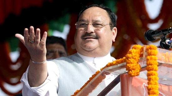 BJP National President JP Nadda addresses a rally, in Birbhum. (ANI Photo) BJP National President JP Nadda addresses a rally, in Birbhum. (ANI Photo)