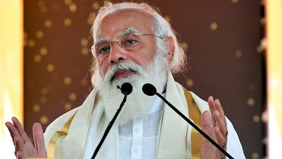 Prime Minister Narendra Modi addressing at the inauguration and foundation stone laying ceremony of various projects in Kochi on Sunday. (ANI Photo) Prime Minister Narendra Modi addressing at the inauguration and foundation stone laying ceremony of various projects in Kochi on Sunday. (ANI Photo)