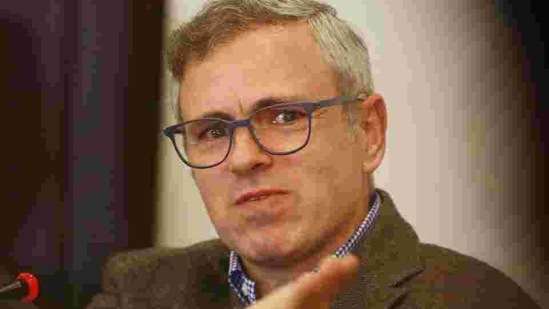 Former Jammu and Kashmir Chief Minister Omar Abdullah.(HT FILE PHOTO)