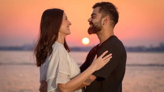 Anushka Sharma has shared a romantic throwback picture with Virat Kohli on Valentine's Day. 