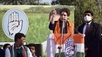 Congress leader Priyanka Gandhi Vadra addresses during the Kisan Mahapanchayat, in Saharanpur on Wednesday. (ANI Photo) Congress leader Priyanka Gandhi Vadra addresses during the Kisan Mahapanchayat, in Saharanpur on Wednesday. (ANI Photo)
