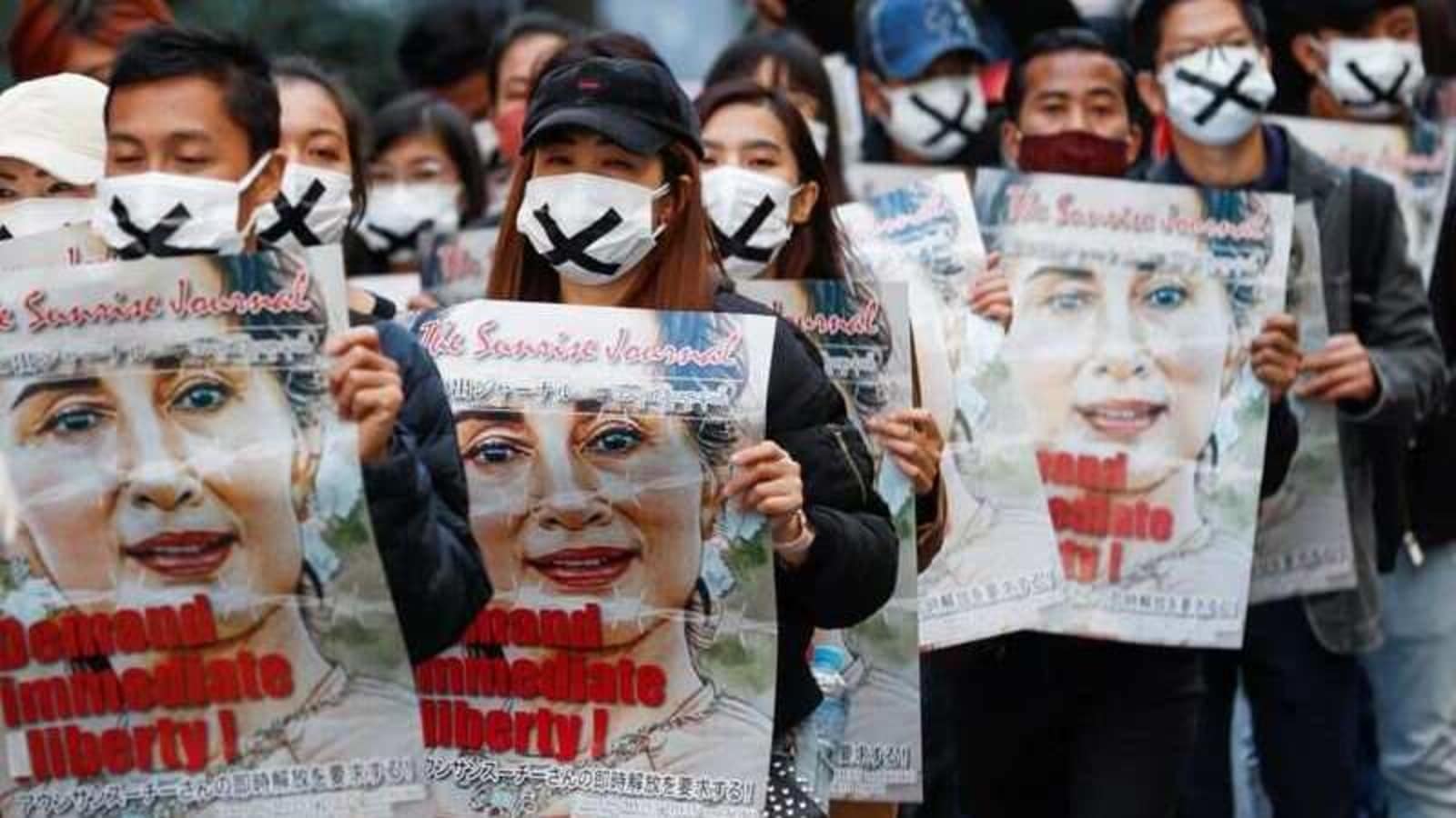 Aung San Suu Kyi detention extended as protests continue in Myanmar