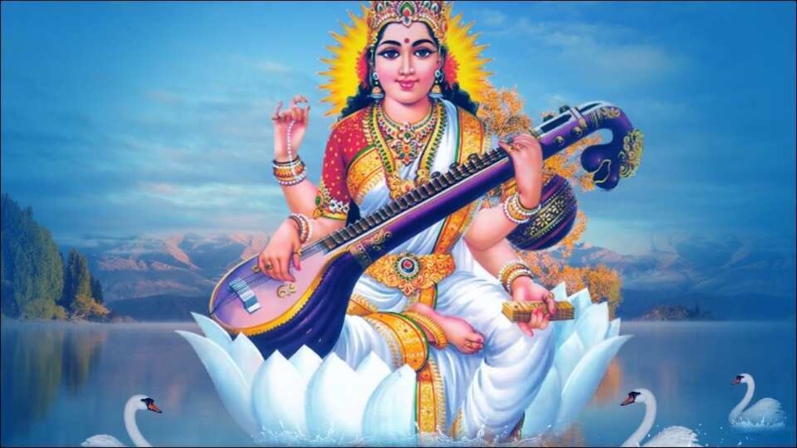 Incredible Collection of Over 999+ Saraswati Images in Full 4K Quality