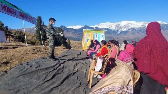 "The counselling camp was aimed at spreading awareness amongst youth from far-flung areas about opportunities available to them under project Himayat." an Army spokesperson said. (ANI Photo) "The counselling camp was aimed at spreading awareness amongst youth from far-flung areas about opportunities available to them under project Himayat." an Army spokesperson said. (ANI Photo)