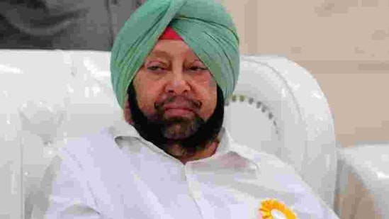 Punjab Chief Minister Captain Amarinder Singh.(HT file)