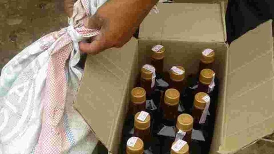 According to a mid-level Delhi police officer, during the exercise, police noticed that every station had a large seizure of alcohol bottles and drugs. (Santosh Kumar/HT file photo. Representative image) According to a mid-level Delhi police officer, during the exercise, police noticed that every station had a large seizure of alcohol bottles and drugs. (Santosh Kumar/HT file photo. Representative image)