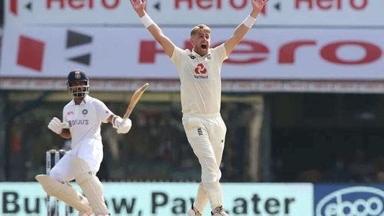 England pacer Olly Stone grabbed 3/47 including the wickets of Shubman Gill, Kuldeep Yadav and Mohammed Siraj. (BCCI)