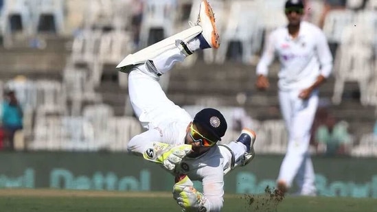 Rishabh Pant was a livewire behind the stumps. He took an electric catch to dismiss Ollie Pope. (BCCI)