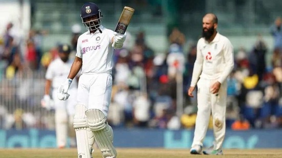 Ajinkya Rahane scored a 23rd Test fifty and along with Rohit Sharma, added a crucial partnership for India.(BCCI)