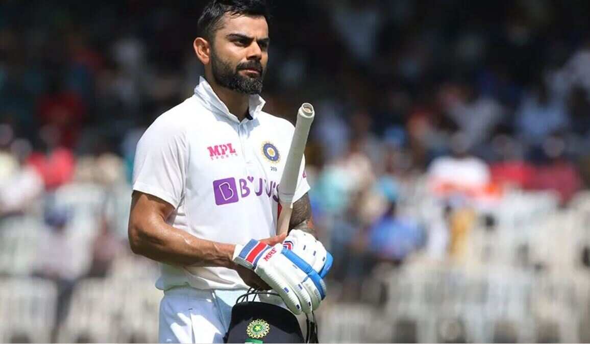 Indian captain Virat Kohli departs after scoring 62 off 149 deliveries on the third day of second India vs England Test in Chennai